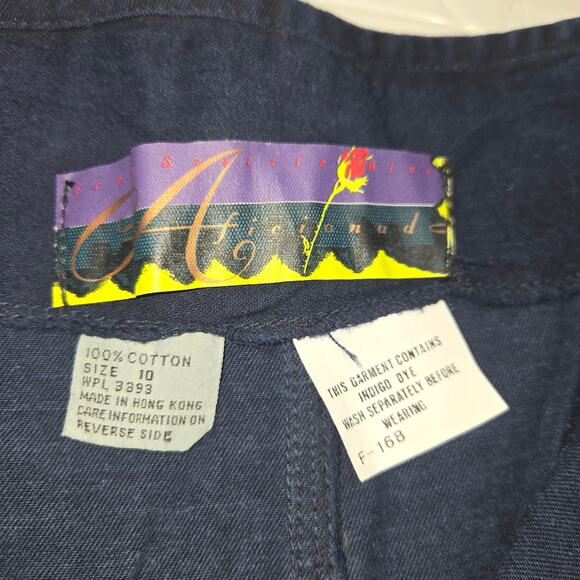 Vintage 80s Aficionado High Waist Pleated Tapered Mom Jeans Size 10 Paperbag - Picture 2 of 16